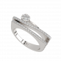 Waves Entwined Diamond Ring