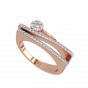 Waves Entwined Diamond Ring