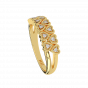 The Hearts Out Gold Diamond Ring