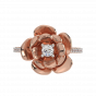 The Flora Solitaire Gold Diamond Ring