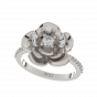 The Flora Solitaire Gold Diamond Ring