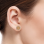 Floral Diamond Studs