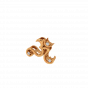 Auspicious Om Gold Diamond Pendant