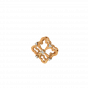 Golden Tracery Gold Diamond Pendant