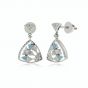 The Traditional Earring in Diamonds and Enamel
