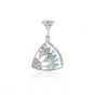 The Traditional diamond and Enamel Pendant 