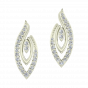 Marquise Flash Diamond Studs
