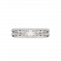 Two Tone Solitaire  Diamond Ring