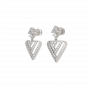  Christmas Triangle Diamond Earrings