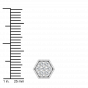 Hexagon Diamond Studs