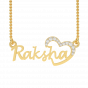 Raksha Name Personalized Diamond Pendant