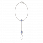 Gemstone  Diamond  Chain Ring and Bracelet