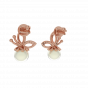 Wholesome Pearl Diamond Earrings