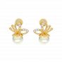 Wholesome Pearl Diamond Earrings