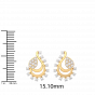 Classic Swan Diamond Earings