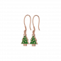 The Christmas Tree Hoop earrings