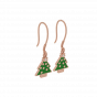 The Christmas Tree Hoop earrings