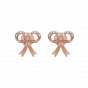 Infinity Bow Diamond Earrings