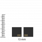 The classic Black onyx and gold cufflings For Him