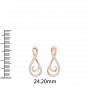 Forever Love Diamond  Earrings 