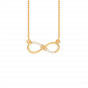  Forever Infinite  knot Diamond  Pendant 