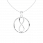 Pure Infinity Men's Diamond  Pendant 