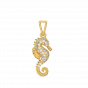  Sea Horse  Diamond Pendant