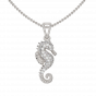  Sea Horse  Diamond Pendant