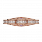 Pretty In Pink Gold Diamond Ring With Enamel