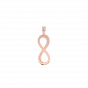 infinite diamond pendant 