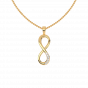 infinite diamond pendant 