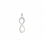 infinite diamond pendant 
