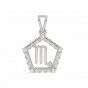 Scorpio Zodiac Sun Sign Diamond Pendant