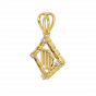 Virgo Zodiac Sun Sign Diamond Pendant