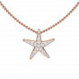 Starfish Diamond Pendant