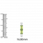 Peridot bugette pendent