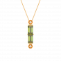 Peridot bugette pendent