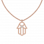  Hamsa Diamond Charm Pendant