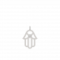  Hamsa Diamond Charm Pendant