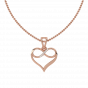  Infinity Heart Diamond Pendant