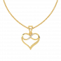  Infinity Heart Diamond Pendant