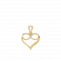  Infinity Heart Diamond Pendant