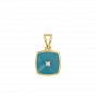  Diamond Enamel Pendant