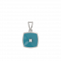  Diamond Enamel Pendant