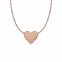  Heart Shaped Diamond Pendant