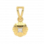 The Clover Over Gold Diamond Kids Pendant