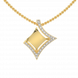 The In Complete Gold Diamond Pendant