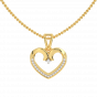 Heartly  Diamond Pendant