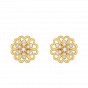Floral Diamond Studs