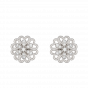 Floral Diamond Studs